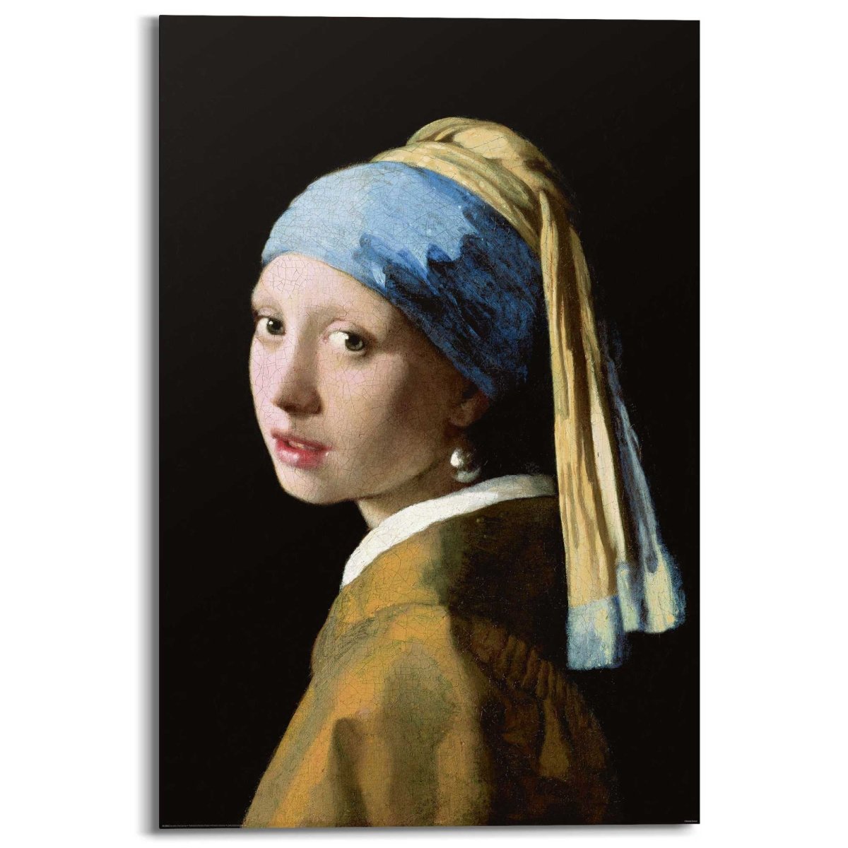 Schilderij Vermeer Meisje met de parel 90x60 - Reinders