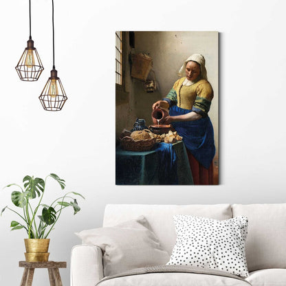 Schilderij Vermeer Melkmeisje 90x60 - Reinders
