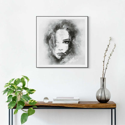 Schilderij Vrouw 50x50 - Reinders
