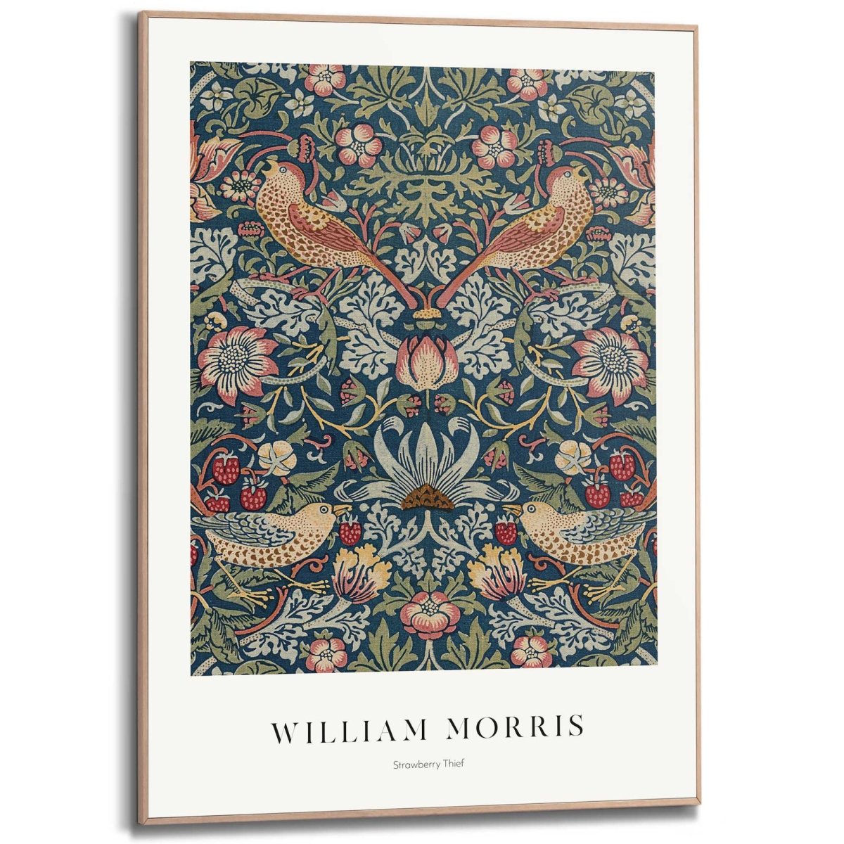 Schilderij William Morris - strawberry thief 70x50 - Reinders