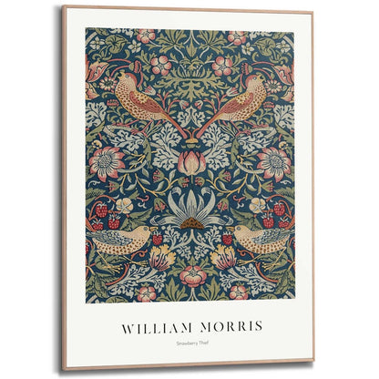 Schilderij William Morris - strawberry thief 70x50 - Reinders