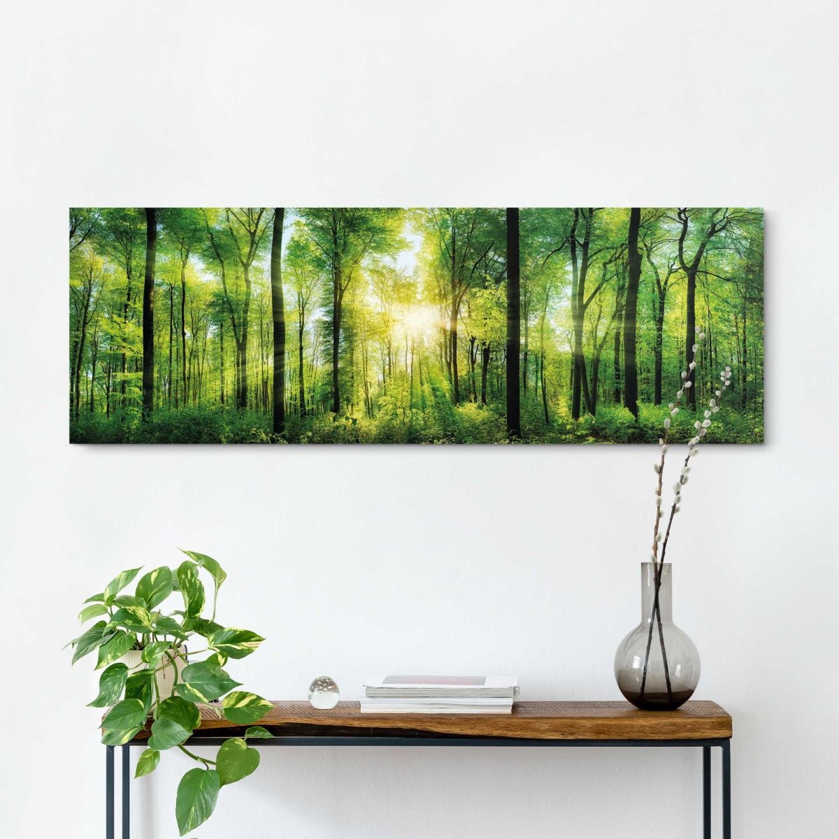 Schilderij Zomer bos 40x118 - Reinders