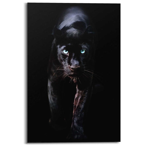 Wandbild Schwarzer Panther 90x60