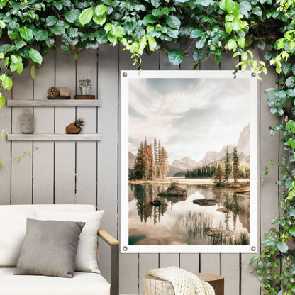 Tuinposter Bergmeer 80x60 - Reinders