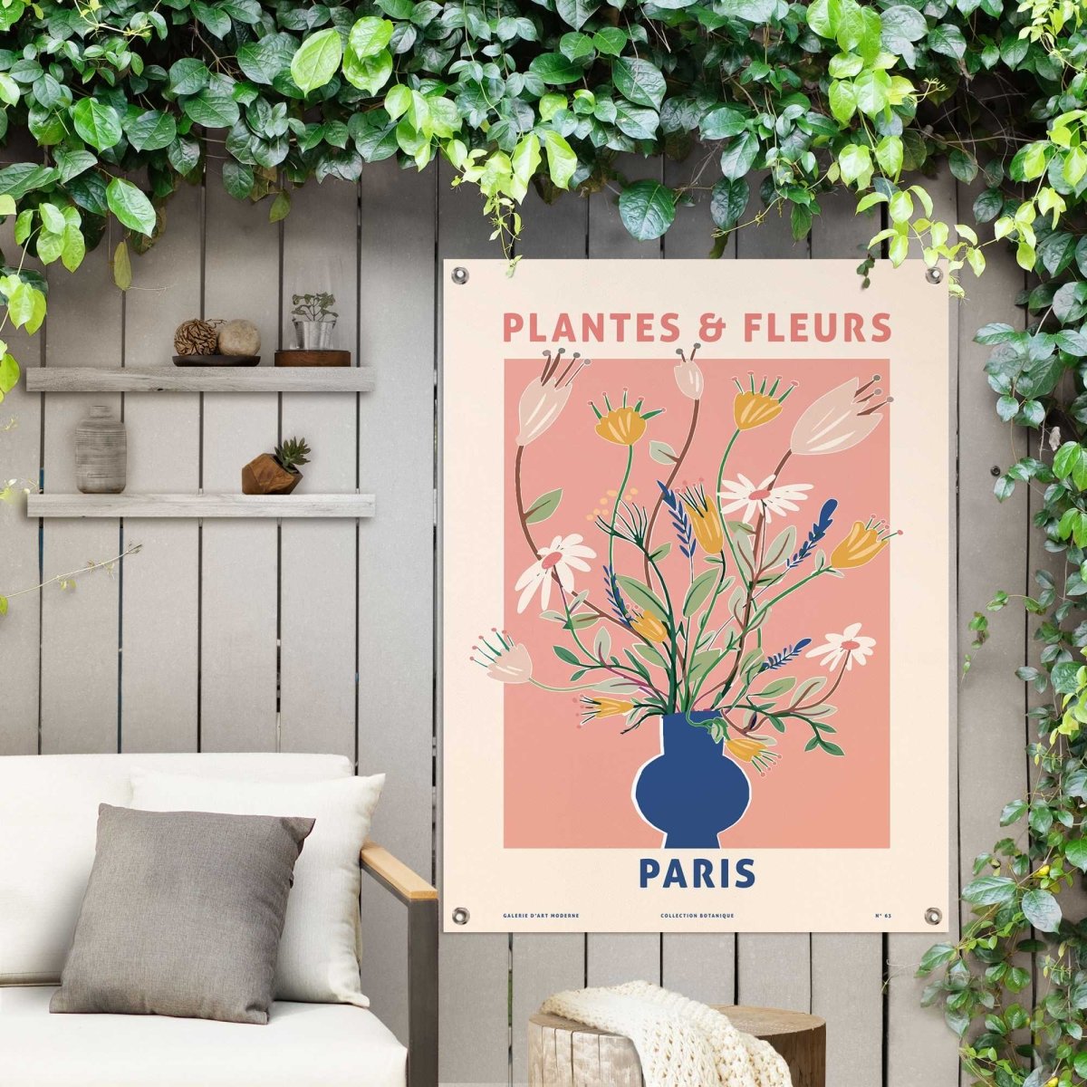 Tuinposter Bloemen 80x60 - Reinders