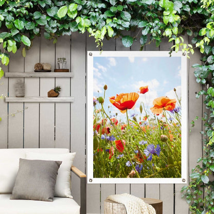 Tuinposter Bloemenveld 80x60 - Reinders