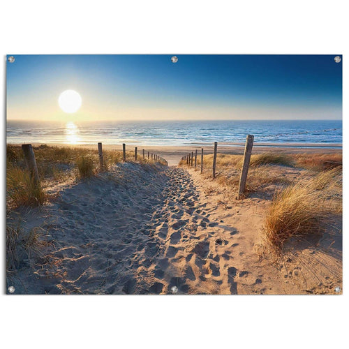 Gartendeko Dünenweg zum Meer 100x140