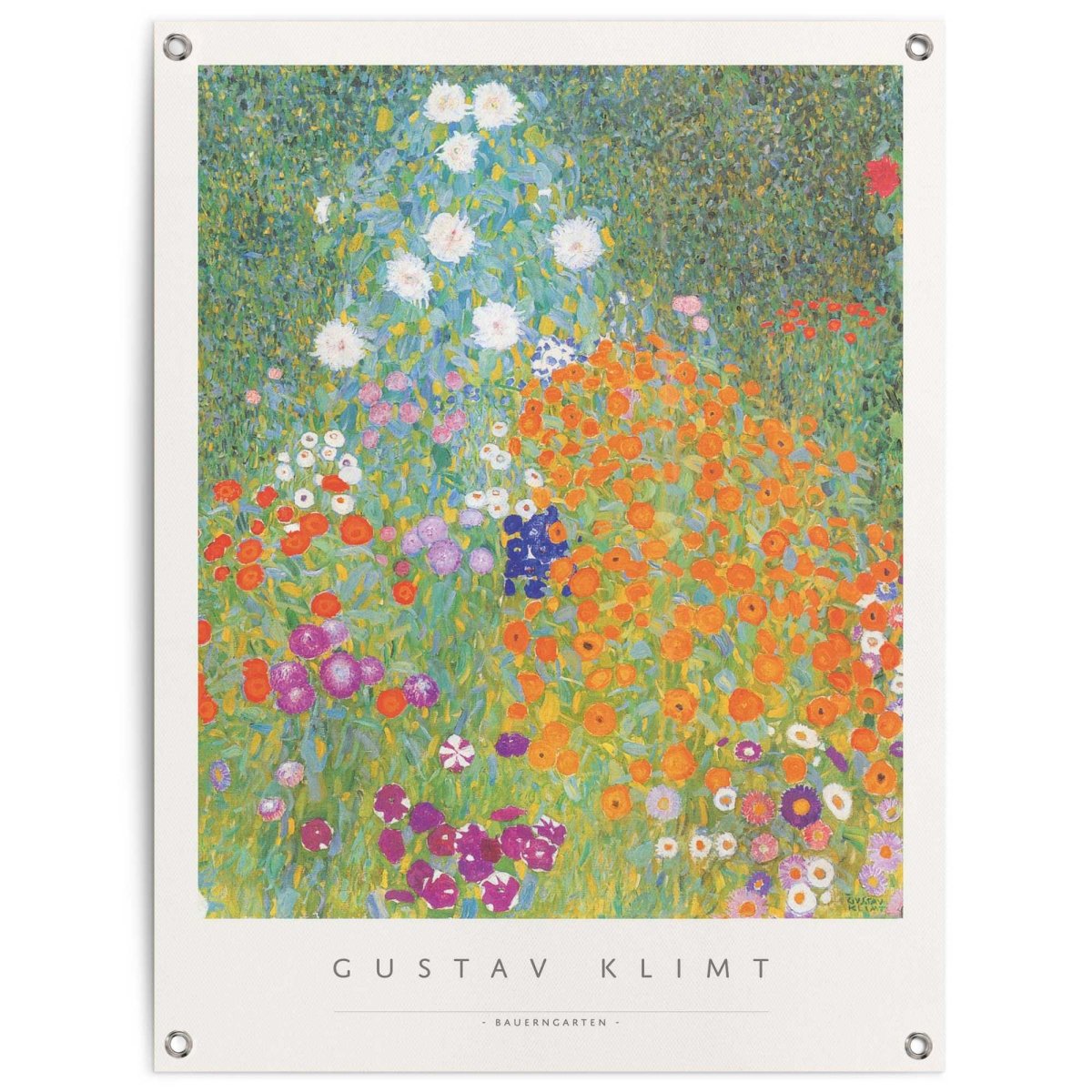 Tuinposter Gustav Klimt - Boerderijtuin 80x60 - Reinders