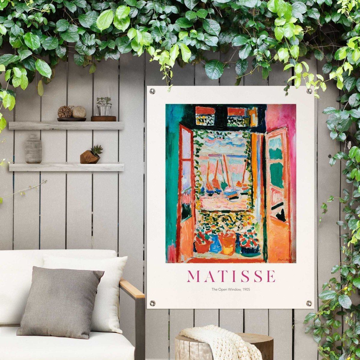 Tuinposter Henri Matisse Window 80x60 - Reinders