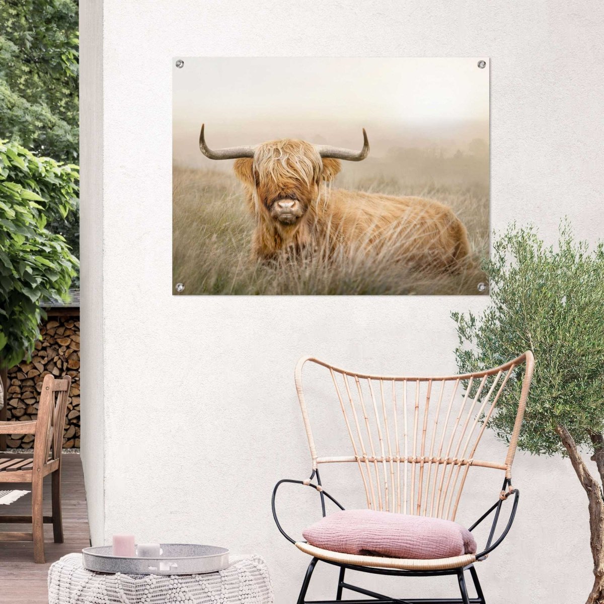 Tuinposter Hooglander 60x80 - Reinders