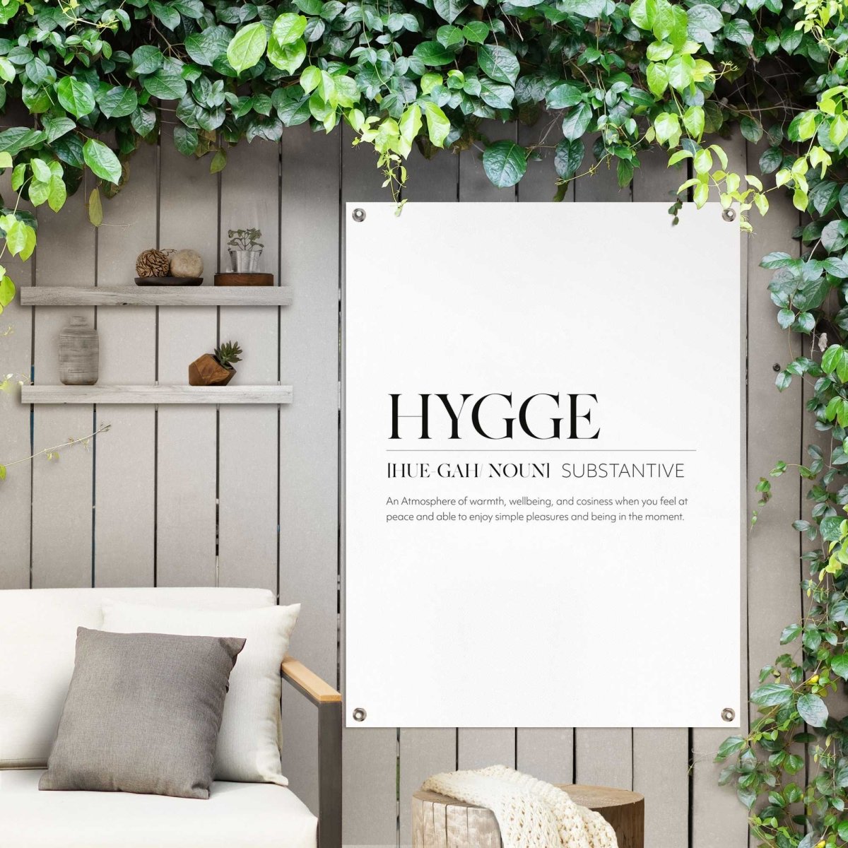 Tuinposter Hygge 80x60 - Reinders