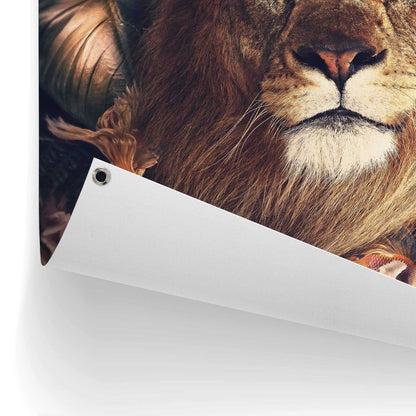 Tuinposter Jungle Lion 80x60 - Reinders