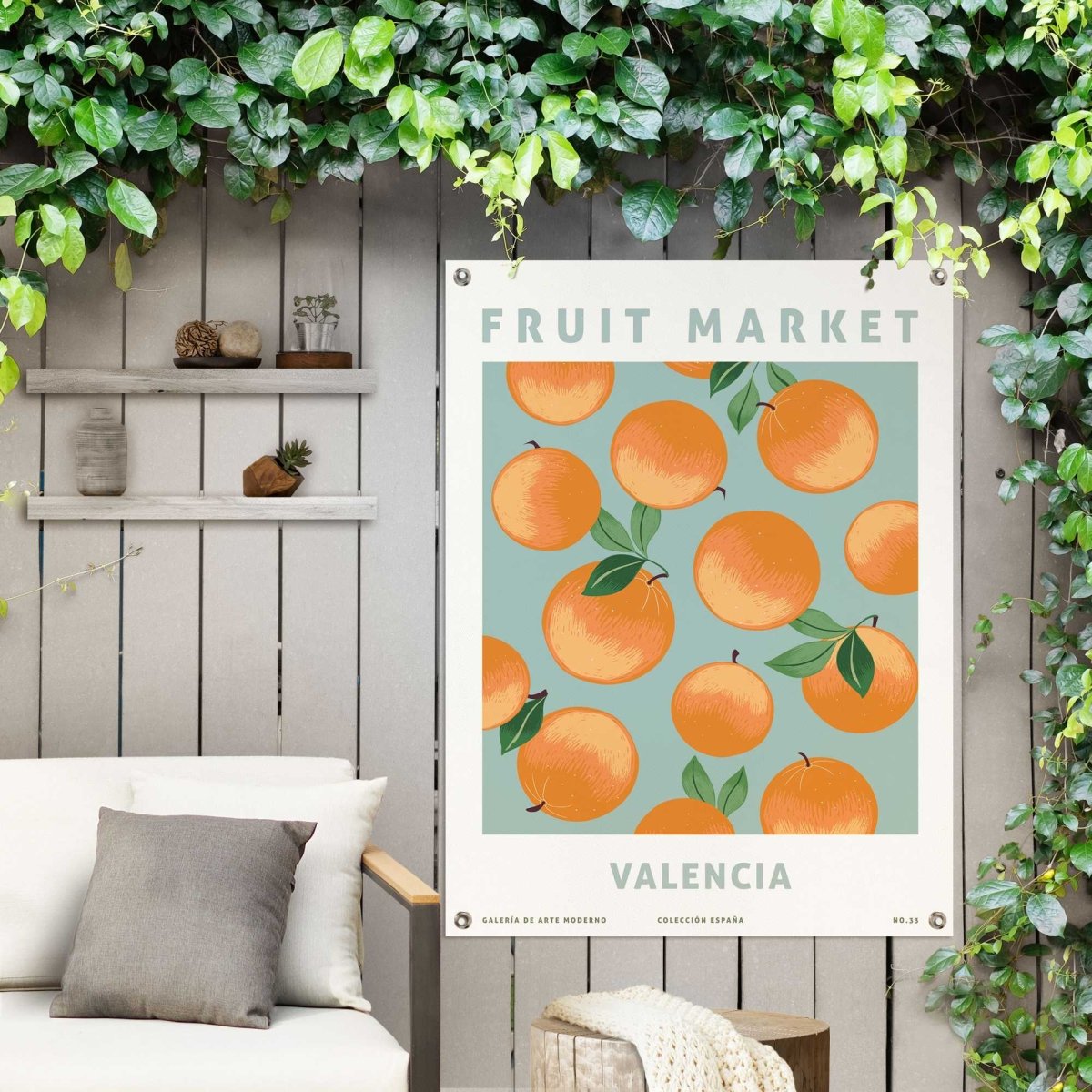 Tuinposter Oranges 80x60 - Reinders