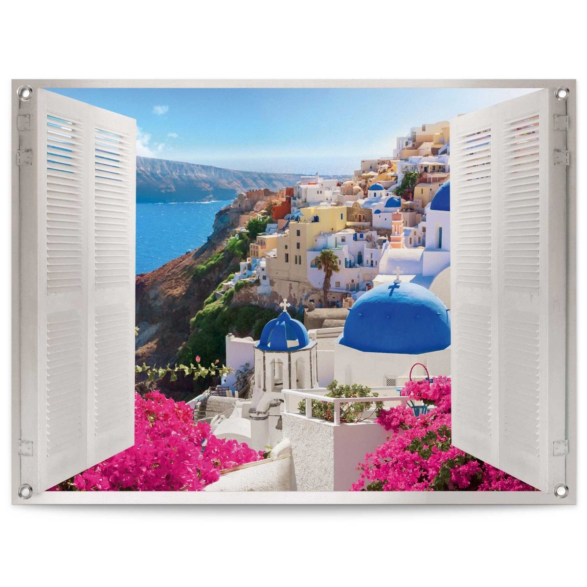 Tuinposter Santorini 60x80 - Reinders