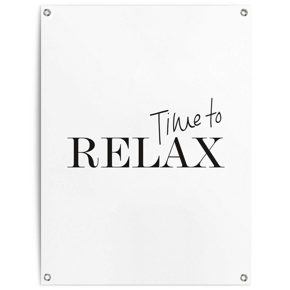 Tuinposter Time to Relax 80x60 - Reinders