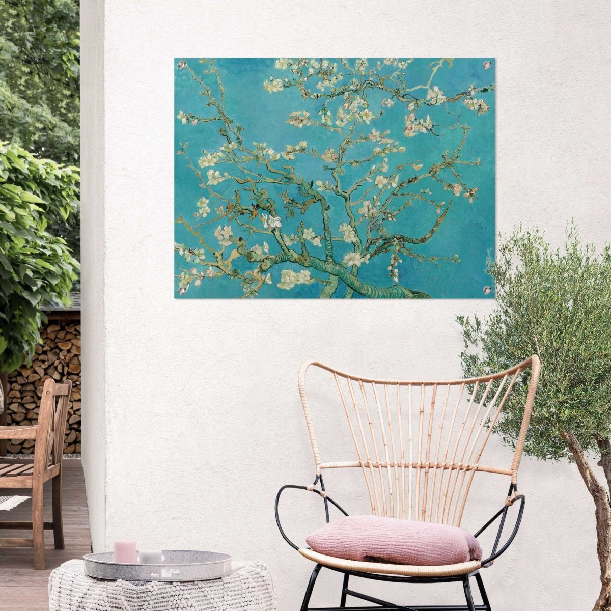 Tuinposter Van Gogh Amandelbloesem 60x80 - Reinders