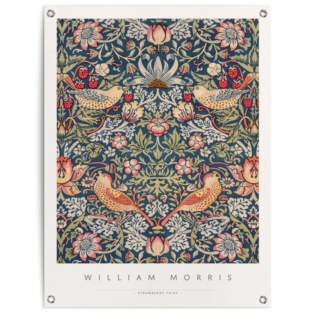 Tuinposter William Morris - aardbeiendief 80x60 - Reinders