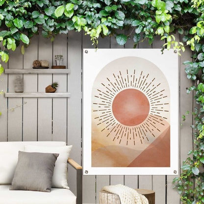 Tuinposter Zon 80x60 - Reinders