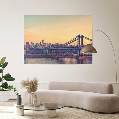 XXL Poster NY - Brooklyn Bridge 100x140 - Reinders